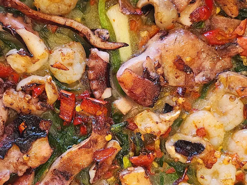 해물파전 확대 사진