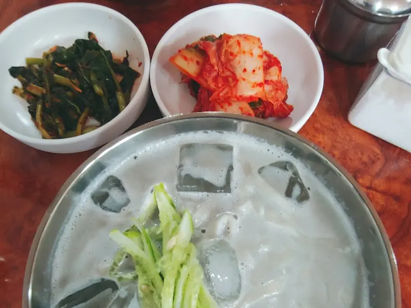콩국수와 김치