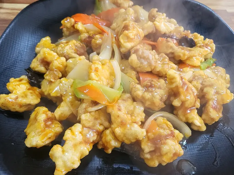 윤기가 흐르는 탕수육