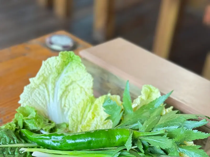 싱싱한 쌈 채소