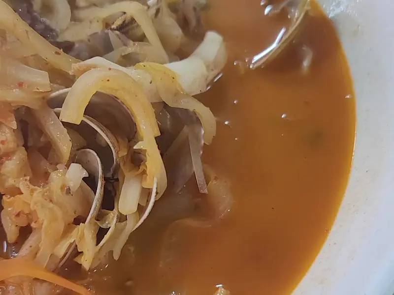 필짬뽕 짬뽕 국물