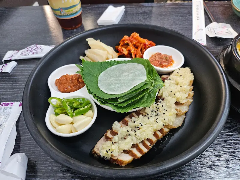 마늘보쌈 클로즈업