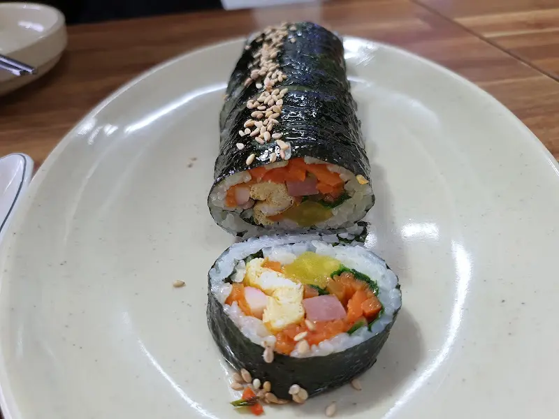 모녀손만두 김밥