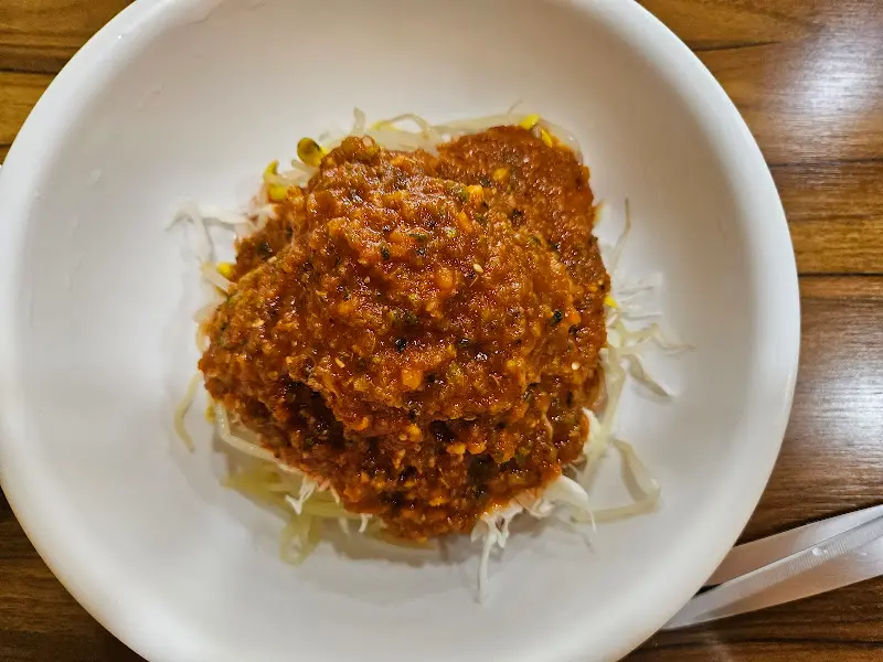 정통분식 오이쫄면 양념