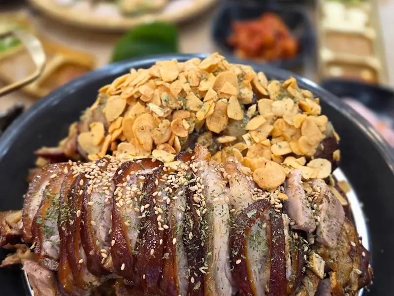 마늘 보쌈 족발