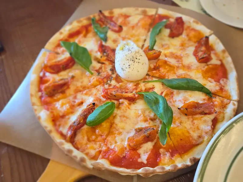 마늘 눈꽃 피자