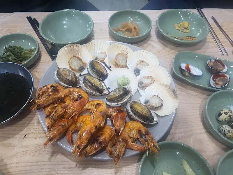 해산물 한 상 차림
