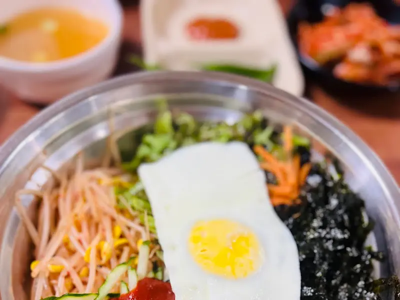 논산칼국수 비빔밥 근접샷