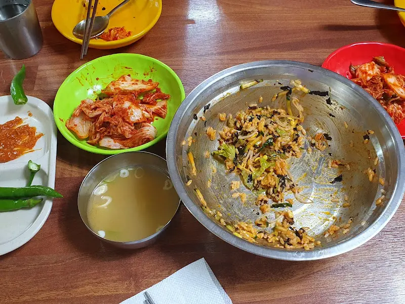 논산칼국수 비빔밥 먹은 후