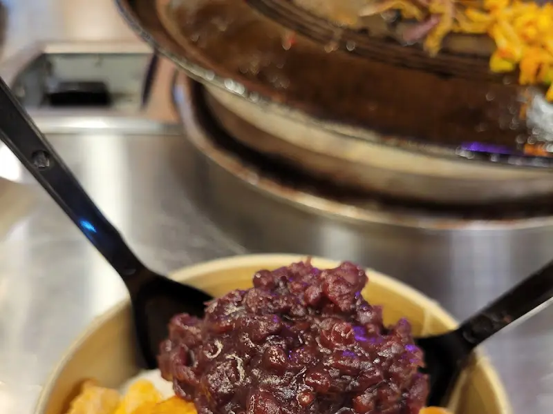 후식으로 제공되는 팥빙수