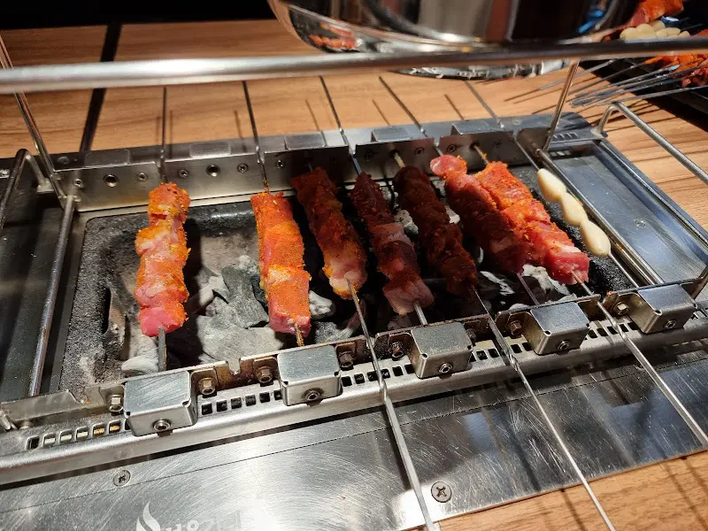 샤슬릭 케밥 단면