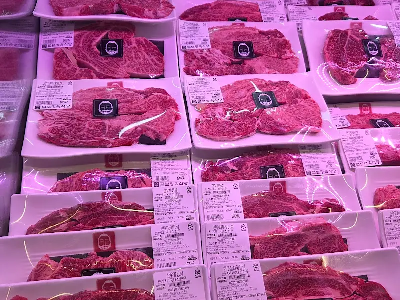 다양한 부위의 한우