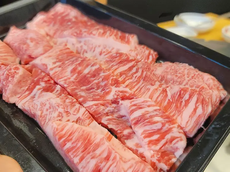 마블링이 환상적인 한우