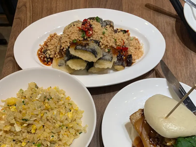 가지튀김, 볶음밥, 바오