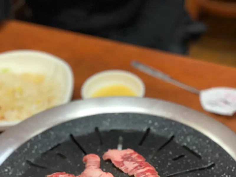 고기 굽는 모습