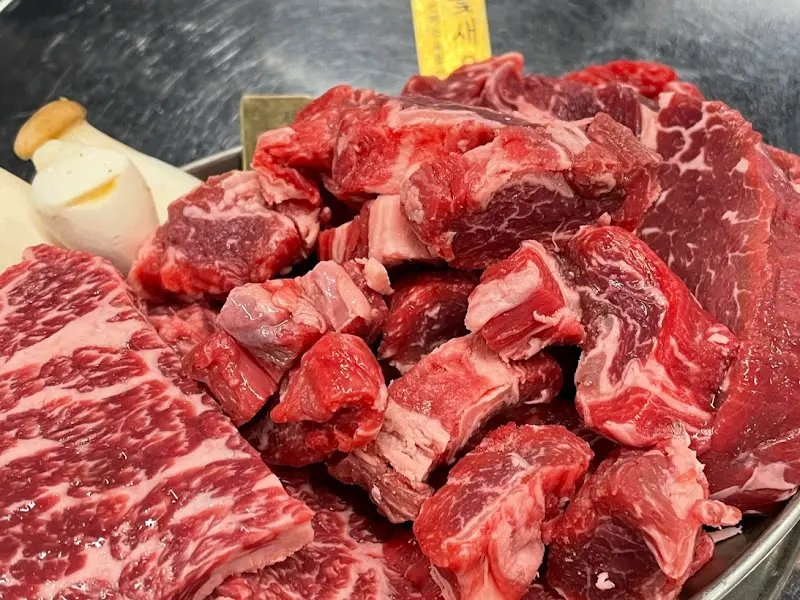 소고기와 곁들여 먹는 밑반찬