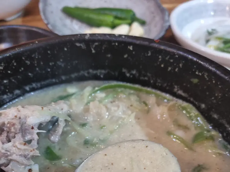 삼계탕 속 닭고기