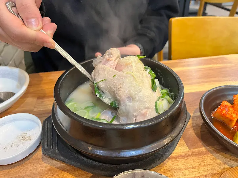 삼계탕과 밑반찬