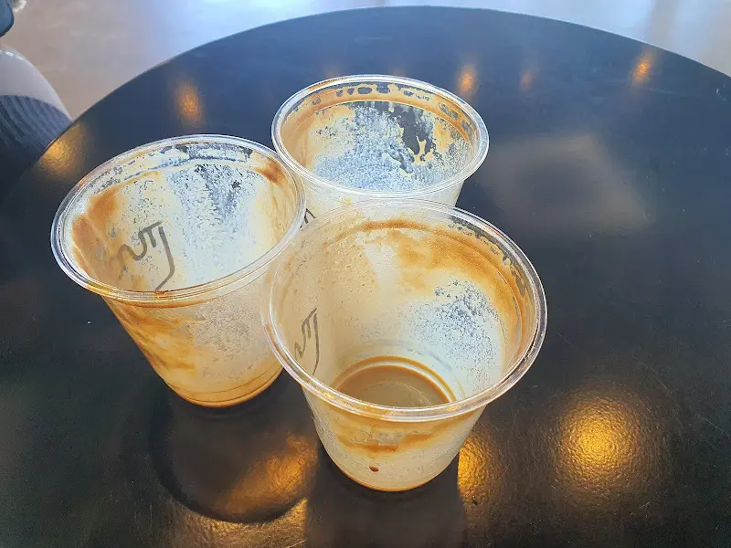 텅 커피를 마신 후