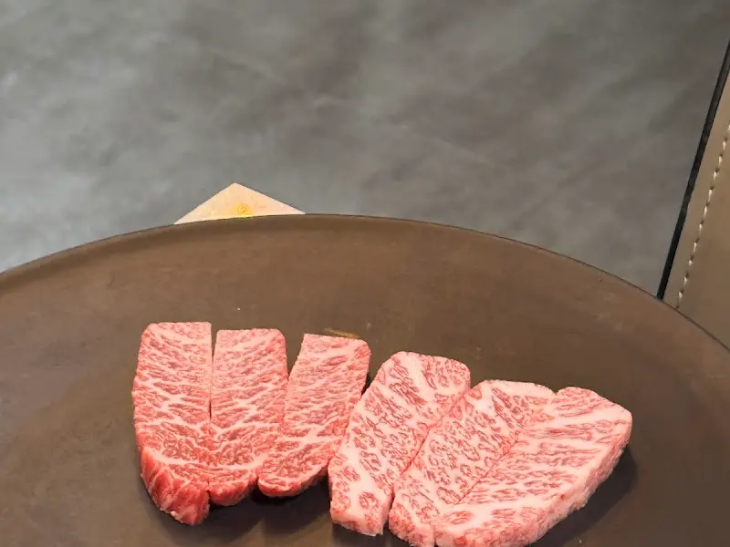 최상급 한돈의 아름다운 마블링