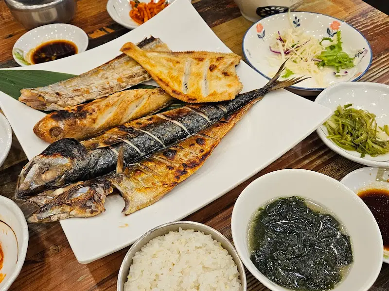 모듬 생선구이 한 상차림