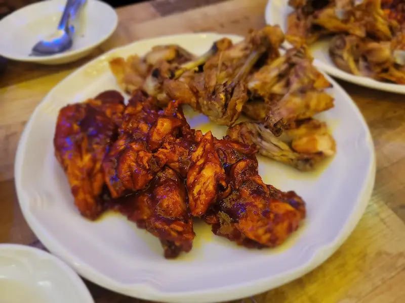 숯불양념바베큐