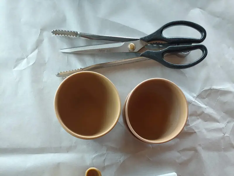 보리굴비를 손질하기 위한 도구들