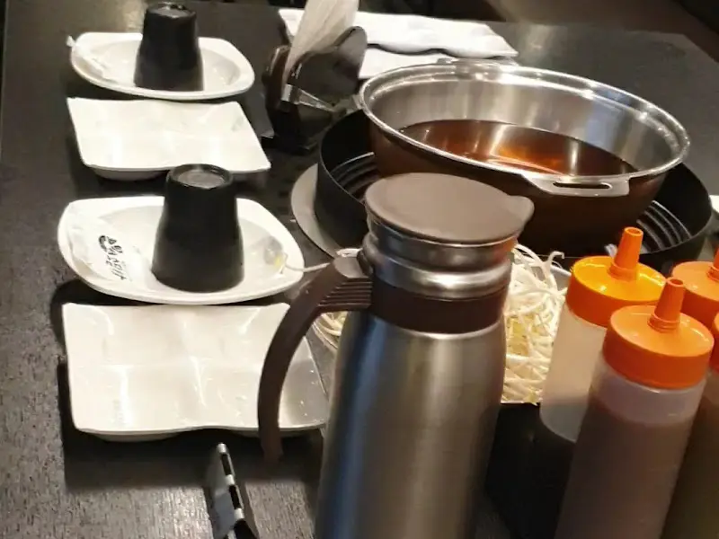 샤브샤브와 소스