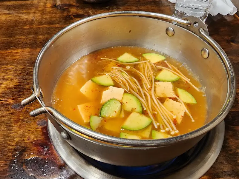 보글보글 끓고 있는 된장찌개
