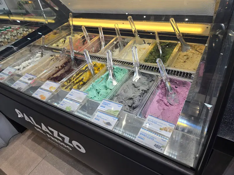 다양한 종류의 젤라또