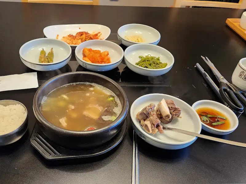 능이갈비탕 한상차림