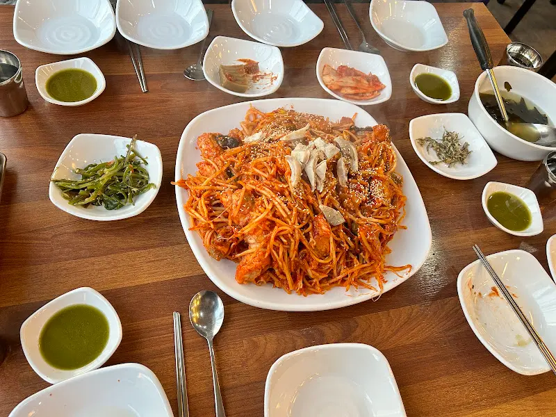 아구찜 전체 상차림