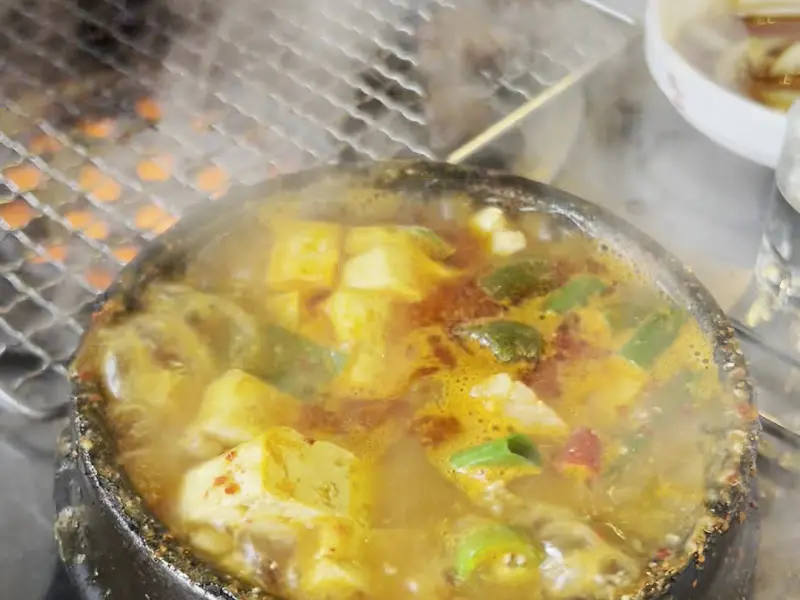 보글보글 끓는 된장찌개