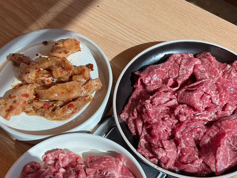 광양불고기와 밑반찬