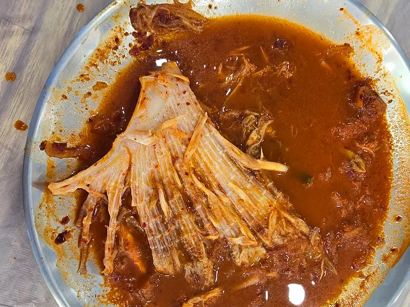 가오리찜 단독샷