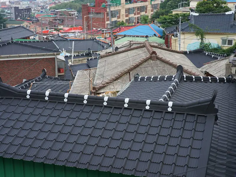 지붕에서 바라본 풍경