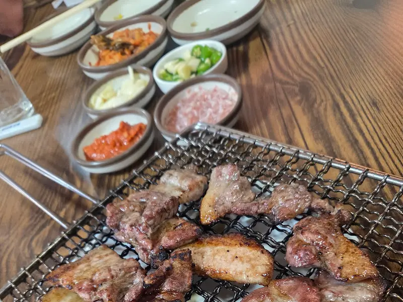 소금구이와 밑반찬