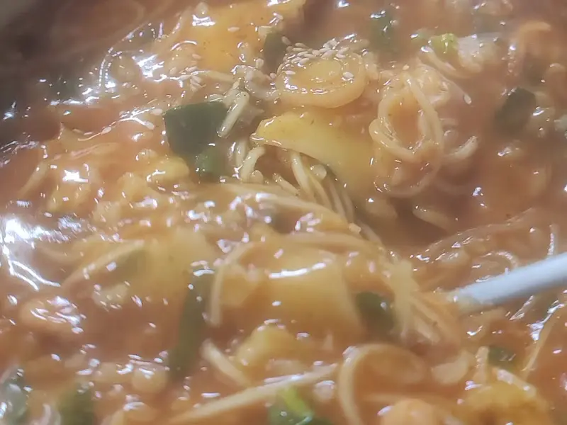 어죽 속 내용물