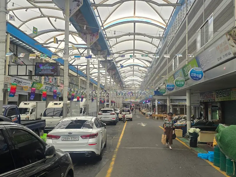 마산 어시장 내부