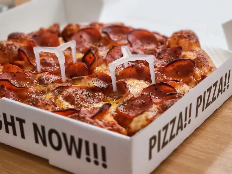 페퍼로니 피자 포장