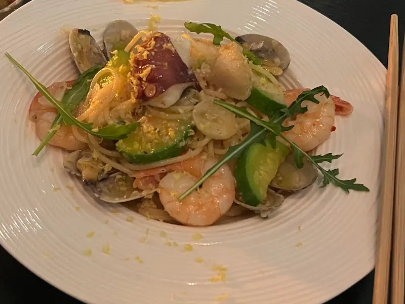 해산물 오일 파스타