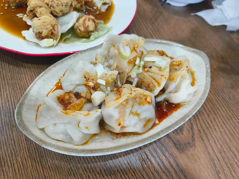 챠우쇼우와 튀김 근접샷