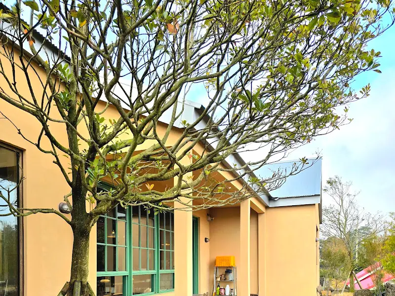 이태리부부 건물과 나무