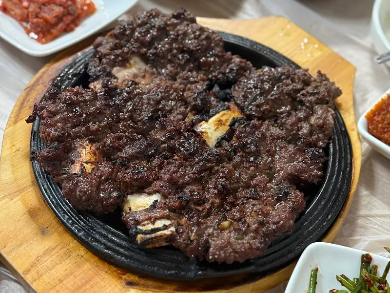 잘 구워진 떡갈비