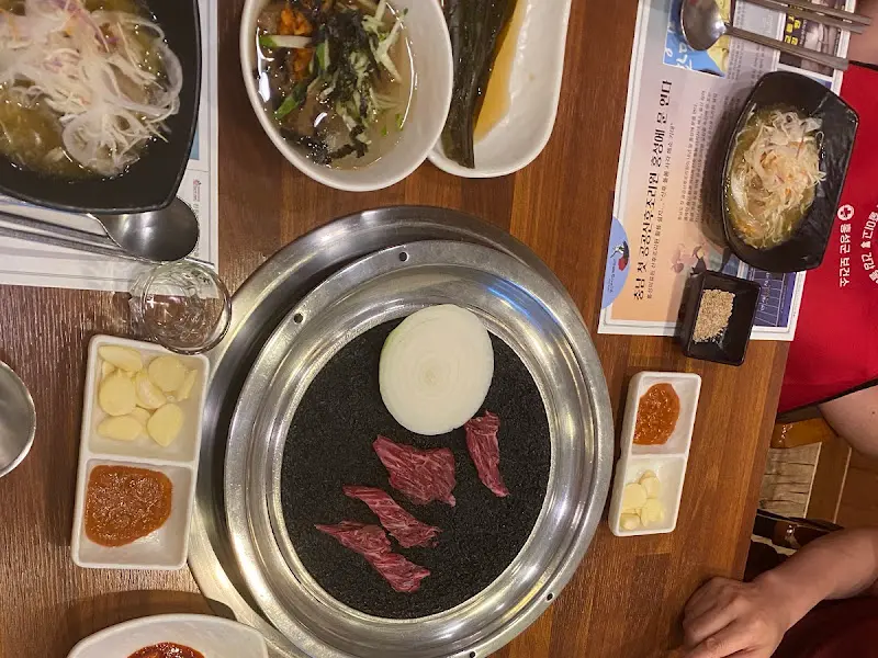 상차림 전체 모습