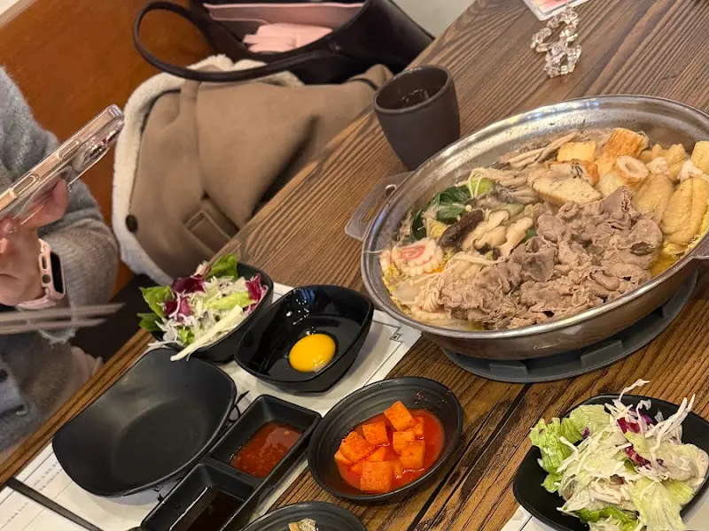 스키야키 한 상 차림