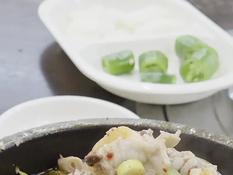 오문창순대국밥 순대와 부속고기