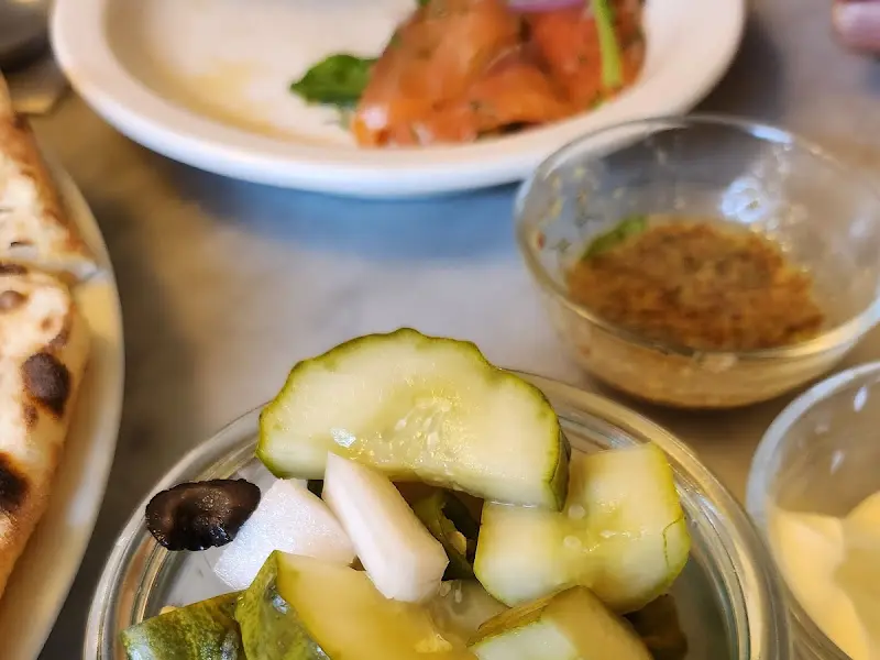 고구마칩과 피클