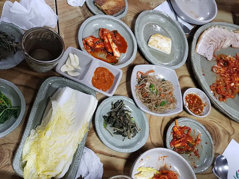 두부와 보쌈, 김치