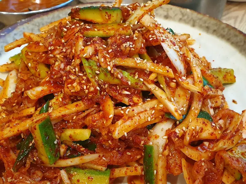 매콤달콤한 양념에 버무려진 명태조림